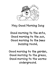 May Poems Pdf Google Drive Kindergarten Poems Good Morning Song Kindergarten Literacy