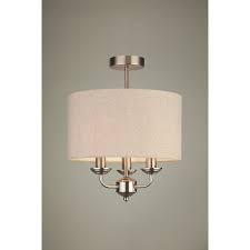 Live wires are dangerous, so always use a voltage detector to test any wires first and contact an electrician at any stage if you don't feel confident. Natural Classic Ceiling Light Shade Home George At Asda