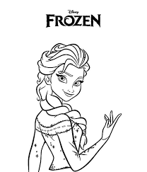 Keep your kids busy doing something fun and creative by printing out free coloring pages. Free Printable Coloring Pages For Kids Elsa Coloring Pages Frozen Page 1