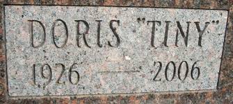 Doris Marie “Tiny” Humbert Zender (1926-2006)