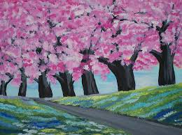 38 cherry tree paintings ranked in order of popularity and relevancy. Cherry Blossom Trees Painting By Elizabeth Janus