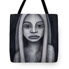 Camilla. Monochromatic Portrait Study. Zip Pouch by Amy E Fraser
