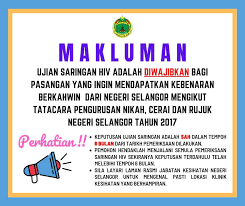 It is on the west coast of peninsular malaysia and is bordered by perak to the north, pahang to the east. Makluman Ujian Saringan Hiv Jabatan Agama Islam Selangor Facebook