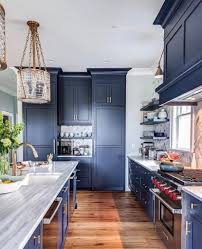 Benjamin Moore Hale Navy Paint Color Ideas Navy Kitchen Cabinets Kitchen Design Home Kitchens