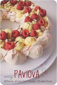 Pavlova Au Citron Ganache Montee Au Chocolat Blanc Et Framboises Pavlova Recette Pavlova Recette