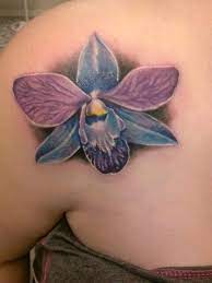 Orchid Tattoo This Beautiful Tattoo Was Free To A Customer That Won One Of Our Essay Contests Realistic Flower Orchid Tattoo Realistic Flower Tattoo Tattoos