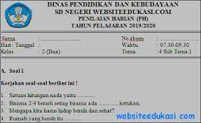 Soal tematik kelas 3 tema 2 subtema 1 semester 1 th 2019 soal ulangan harian tema 1 kelas 1 sd kurikulum 2019, download soal soal latihan ulangan kelas v sd mi sesuai kurikulum 2019 edisi revisi 2019 berupa soal ulangan atau penilaian harian uts soal tematik kelas 3 tema 1. Soal Ph Kelas 2 Tema 4 Kurikulum 2013 Terbaru Soal Terbaru