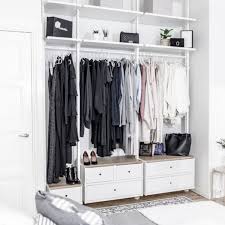 Ikea closet system walk in closet ikea ikea closet hack ikea closet organizer ikea pax wardrobe walk in closet design build a closet closet designs closet organization. Ikea Closets To Create A Custom Closet Look Apartment Therapy