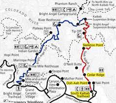 North Kaibab Trail Map How To Hike The South Kaibab And Bright Angel Trail In One Day – United  States – Earth Trekkers