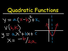 A quadratic equation is an equation whose highest expo. How To Graph Quadratic Functions In Vertex Form And Standard Form Youtube