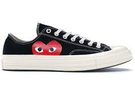 Comme des garcons started collaborating with converse over a decade ago. Converse Chuck Taylor All Star 70s Ox Comme Des Garcons Play Black 150206c