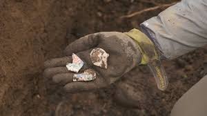 The Oak Island team makes a significant discovery of hand-painted pottery  on the stone pathway! | The Curse of Oak Island | Facebook