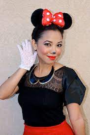 Pin By Sarah Nolte On Makeup Minnie Mouse Costume Halloween Makeup Easy Diy Costumes
