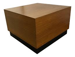 The most practical use for cube tables is as end tables. Vintage Mid Century Modern Cube Side Table Chairish