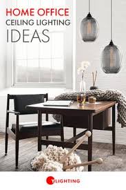 Oversized pendant lights, rustic desk; 130 Modern Office Lighting Ideas Modern Office Lighting Modern Lighting Office Lighting