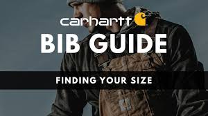 finding your size in carhartt bib overalls