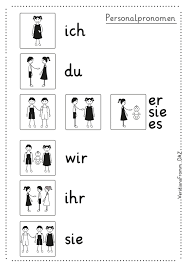 Personel Pronouns Pronom Personnel Personalpronomen Mit Bildern Daz Deutsch Lernen Personalpronomen Deutsch Unterricht