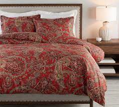 Not available for pickup and same day delivery. Buy Caroline Paisley Organic Cotton Duvet Cover Shams Online Pottery Barn Uae