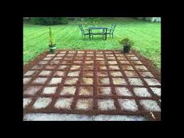 Easy Grass Grout Paver Patio With Scotts Ez Seed Youtube Flowering thyme and rosemary grow in grasscrete concrete pavers on a patio that architect steven harris and landscape architect lucien rees roberts. easy grass grout paver patio with scotts ez seed