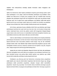 Untuk contoh mau mengajarkan bentuk bangun datar segiempat, sedangkan bukan contoh adalah berikan bangun datar segitiga, segi lima. Implikasi Teori Behaviorisme Terhadap Kaedah Permainan Dalam Pengajaran Dan Pembelajaran