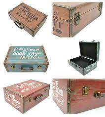 楽天市場 アンティーク調 wood trunk ウッド トランク英字 アルファベット プリント レトロ スーツケース型 トランクbox ボックス 木箱 宝箱アンティーク 木製 収納 リビング 飾りディスプレイ 家具 雑貨 小物インテリア interior 大中小３点セ アンティーク