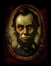 Abraham Lincoln by Marcus Jones Screaming Demons Canvas Giclee Art Print
