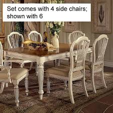 Add to compare 0 /4. Hillsdale Furniture Wilshire Antique White Dining Set In The Dining Room Sets Department At Lowes Com
