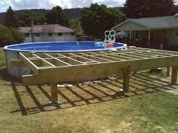 Above Ground Pool Deck Framing Agp Deck Question 17 9 Wide Deck Frame But 16 Decking Wood Pool Deck Pool Deck Plans Swimming Pool Decks