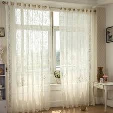 Romantic Lace Curtain In White Color For Home Decoration Sheer Curtain White Paneling Living Room Decor Curtains Sheer Curtains Bedroom