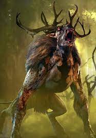 The Witcher 3 Gwent Card Art Witcher Monsters Creature Concept Art Fantasy Creatures