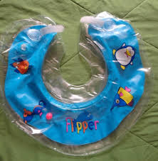 Inflatable Circle Newborn Neck Float Infant Baby Swimming Swim Ring Safety New Meco Baby Swimming Swim Ring Baths For Sale