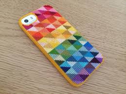 Insert needle from wrong side, coming out at 1. Cross Stitch Phone Cover Cross Stitch