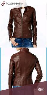 Jou Jou Women Xxl Leather Jacket Sweater Burgandy Leather Jacket Jackets Sweater Jacket