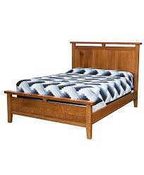 Using patterned fabrics to add life to a quiet bedroom. 44 Amish Beds Ideas Bed Furniture Home Decor