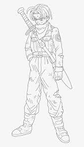 The special changes several key plot points for drama (such as that in the manga trunks was capable of transforming into a super saiyan before future gohan 's death). Dragonball Drawing Future Trunk Trunk Dragon Ball Super Drawing Transparent Png 589x1354 Free Download On Nicepng
