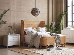 Bohemian Style Bed Rattan Bed Luxury Bedroom Furniture Boho Decor Arhaus Furniture Interi Luxurious Bedrooms Luxury Bedroom Furniture Bedroom Design