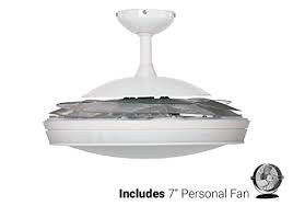 Indoor/outdoor fresh white ceiling fan with light kit. Hunter Ceiling Fan White 59086 Fanaway 48 With Light Remote White Desk Fan Included Buy Online In Botswana At Botswana Desertcart Com Productid 23078505