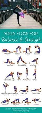 Easy Yoga Workout Yoga For Balance Strength Free Pdf Download This Sequence Designed To Increase Mu Easy Yoga Workouts Yoga Flow Sequence Yoga For Balance