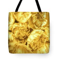 Black And Yellow Totes On Sale Yellow Carnations Tote Bag For Sale By Elisabeth Lucas Bags Tote Bag Yellow Carnations