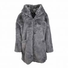 100 % coton,doublure des manches : Manteau Fausse Fourrure Capuche Femme Emeraude A Prix Degriffe