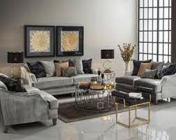 Living Room بني غامق And فضي