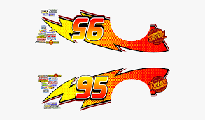 Lightning Mcqueen 95 Wall Decal Sticker Pixar Transparent Lightning Mcqueen 95 Sticker Free Transparent Clipart Clipartkey