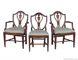 Set Of Six Antique Union National Mahogany Chairs Hepplewhite Design Chair Design Dining Chairs