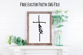 Download Free Easter Svg Faith And Cross Pattern Revolution