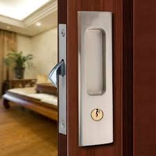 Length :160 mm/6.3 inch, width so, you now know how to lock barndoor with various lock mechanisms to ensure the privacy of your rooms. Amazon Com Ccjh Invisible Barn Door Locks Handle With 3 Keys For Sliding Barn Wooden Door Furniture Hardware Silver Home Improvement