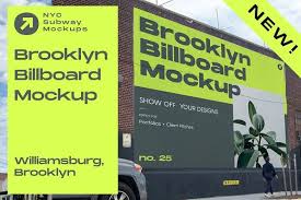 Download Brooklyn Billboard Mockup Billboard Mockup Billboard Advertising Billboard