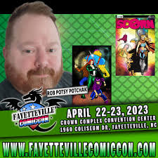 🚨GUEST ANNOUNCEMENT🚨 ⚡️ Help us Welcome Rob Potsy Potchak to Fayetteville  Comic Con This April! ⚡️ Rob "Potsy" Potchak is the Associate Editor of  Keenspot Entertainment, and also the creator of such