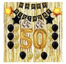 These 50th birthday party ideas are a great way to celebrate a huge milestone for the most important people in your life! 50th Party Decorations 50th Birthday Decorations Gifts For Men Party Women 50 Birthday Party Backdrop Supplies 50th Birthday Banner Balloons In 2021 50th Birthday Decorations 50th Birthday Balloons 50th Birthday Party Decorations