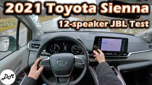 Find a new sienna at a toyota dealership near you, or build & price your own toyota sienna online today. 2021 Toyota Sienna Jbl 12 Speaker Sound System Review Apple Carplay Android Auto Demo Youtube