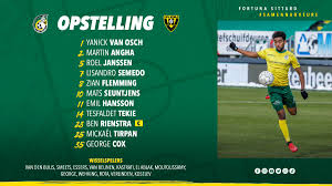 Oliseh has fortuna sittard contending. Fortuna Sittard On Twitter De Opstelling Samennaoveure Forvvv Dsol